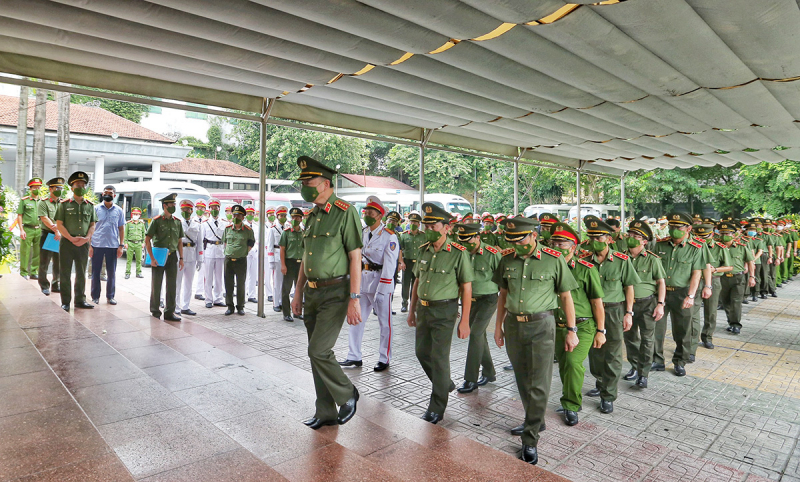 Tổ chức trọng thể Lễ tang 3 liệt sỹ Công an hy sinh khi chữa cháy -1