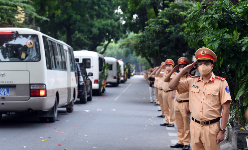 Tổ chức trọng thể Lễ tang 3 liệt sỹ Công an hy sinh khi chữa cháy -3