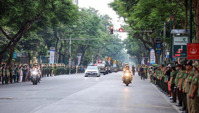 Tổ chức trọng thể Lễ tang 3 liệt sỹ Công an hy sinh khi chữa cháy -1