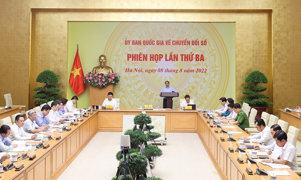 Thủ tướng chủ trì phiên họp thứ 3, Ủy ban quốc gia về chuyển đổi số -0