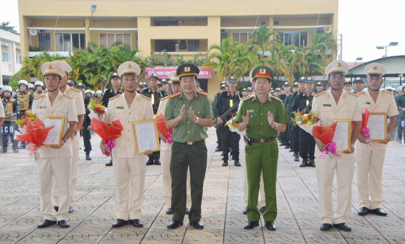 Thành lập Tiểu đoàn Cảnh sát cơ động dự bị chiến đấu Công an tỉnh Sóc Trăng -0