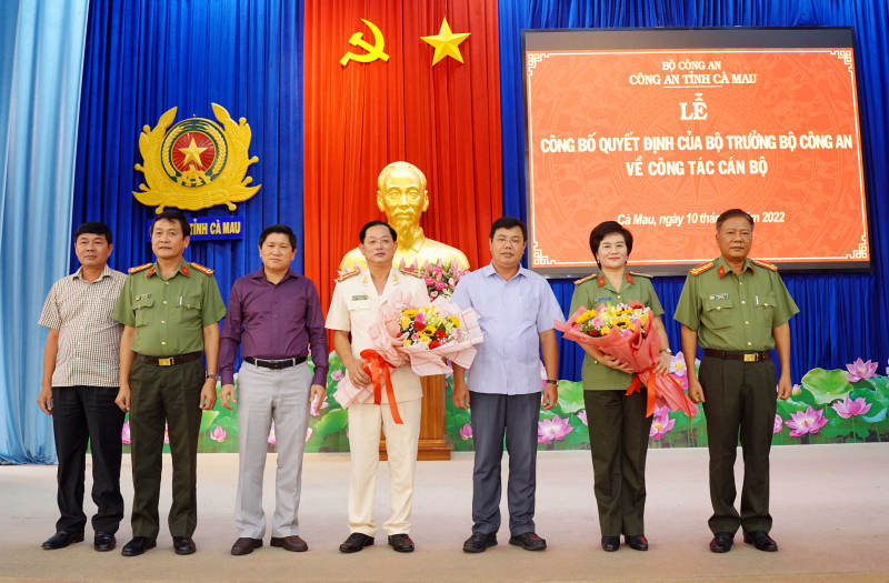 Công an tỉnh Cà Mau có tân Phó Giám đốc -0