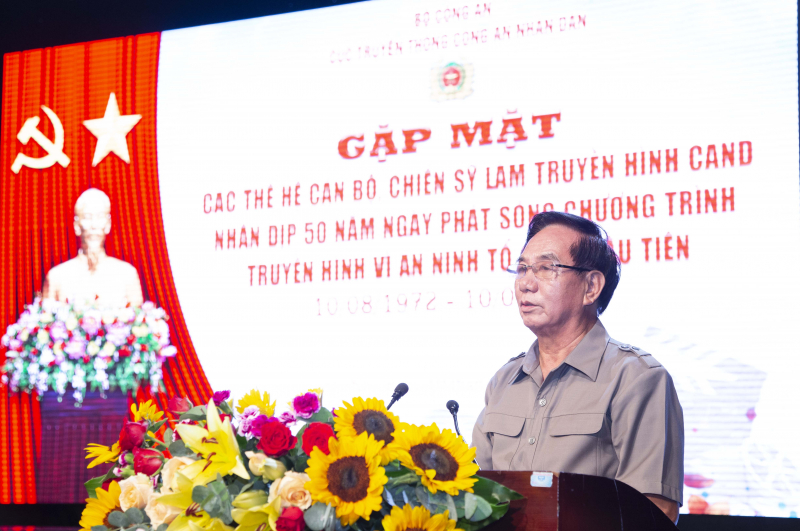 Gặp mặt các thế hệ cán bộ chiến sĩ, phóng viên, biên tập viên nhân Ngày Truyền thống Truyền hình CAND -0