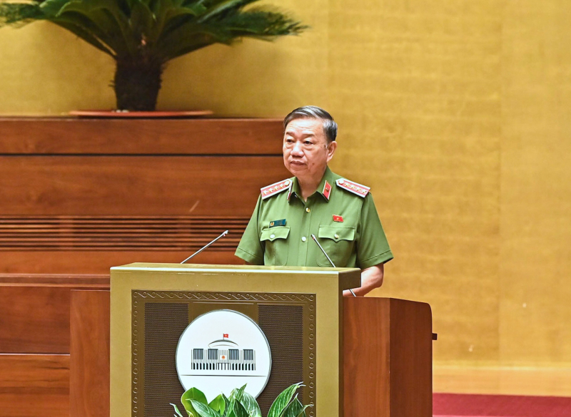Bộ trưởng Tô Lâm trả lời chất vấn trước Quốc hội về nhóm vấn đề liên quan ANTT -0