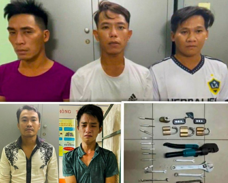 Bắt các đối tượng trộm cắp phát hiện đối tượng bị truy nã -0