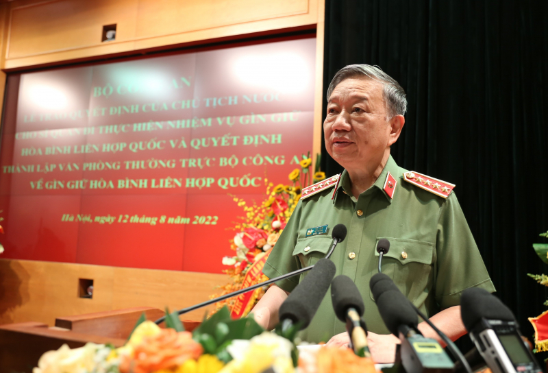 Công bố Quyết định thành lập Văn phòng Thường trực Bộ Công an về gìn giữ hòa bình Liên hợp quốc. -0