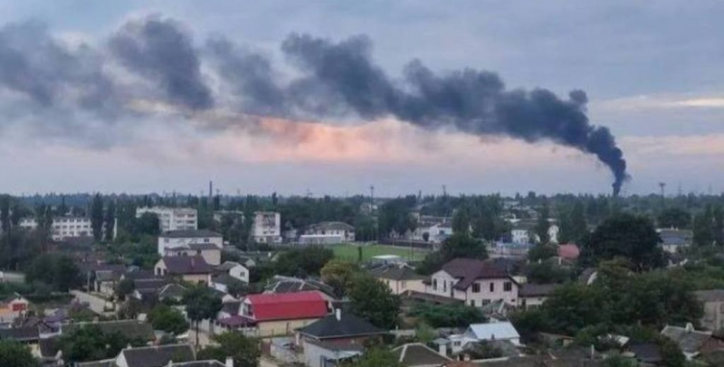 Kho đạn Nga tại Crimea lại nổ lớn -0