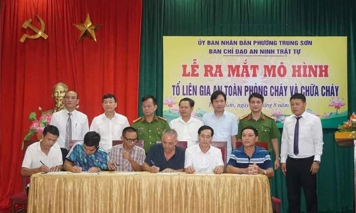 Ra mắt mô hình “Tổ liên gia an toàn PCCC” tại Tp Sầm Sơn -0