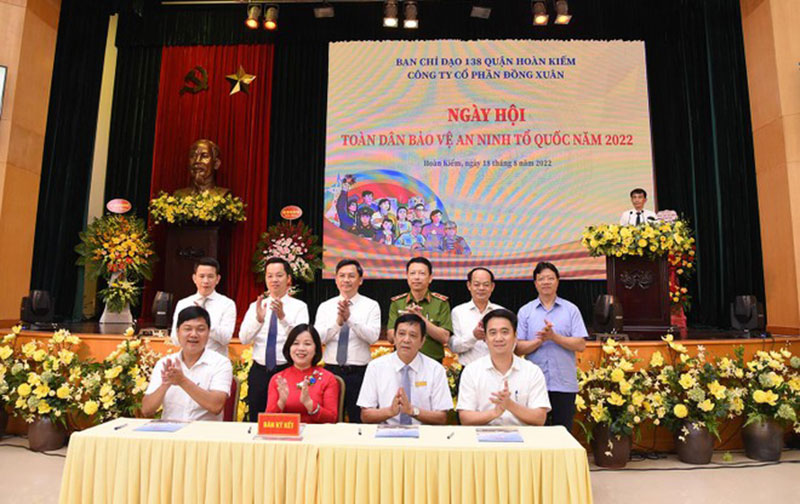 Các hộ kinh doanh và doanh nghiệp đồng hành trong công tác đảm bảo an ninh trật tự -0