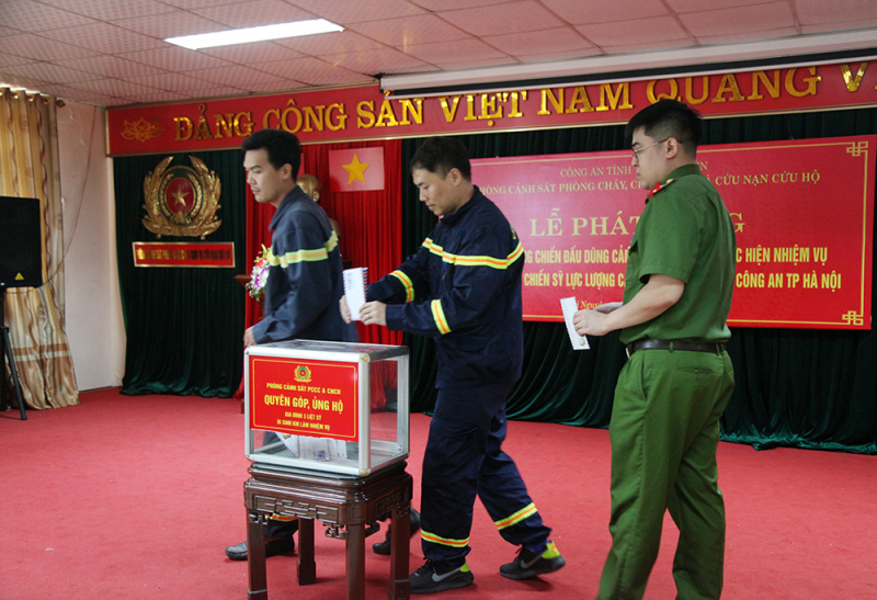 Phát động học tập gương dũng cảm, hy sinh của 3 Liệt sĩ Cảnh sát PCCC -0