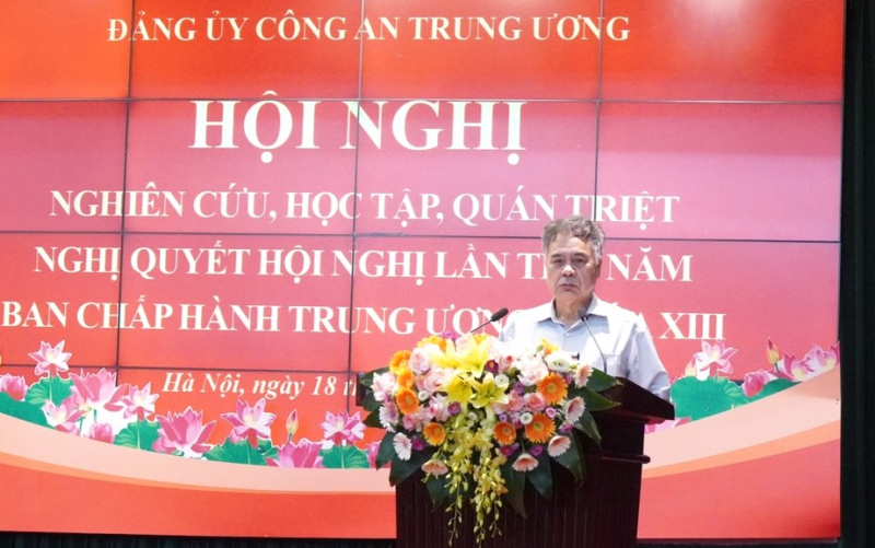 Bộ Công an phổ biến, quán triệt các nghị quyết Hội nghị lần thứ năm Ban Chấp hành Trung ương khóa XIII -0