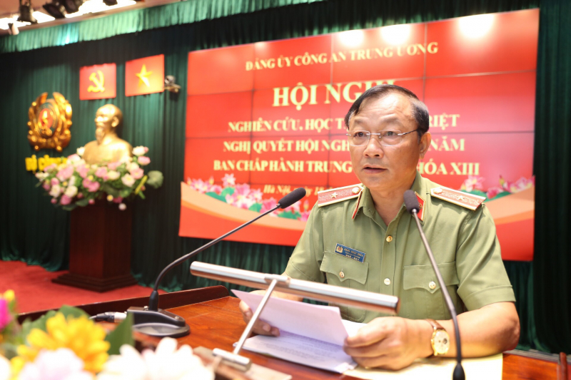 Bộ Công an phổ biến, quán triệt các nghị quyết Hội nghị lần thứ năm Ban Chấp hành Trung ương khóa XIII -0