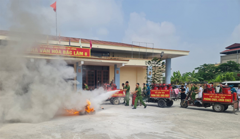 Mô hình tổ liên gia PCCC: Để mỗi người dân là một người lính cứu hỏa -0