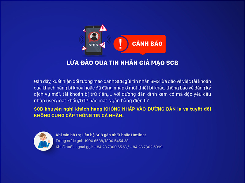 Cảnh báo lừa đảo qua tin nhắn giả mạo -0