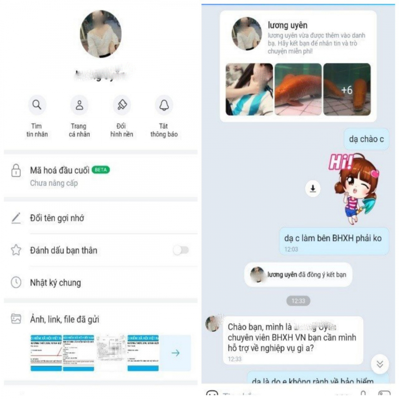 Mạo danh Cơ quan BHXH trên các trang mạng xã hội để chiếm đoạt tài sản của người dân -0