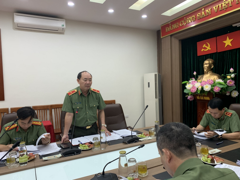 Thứ trưởng Lê Quốc Hùng đốc thúc tiến độ  xây dựng 3 Đề án liên quan công tác xây dựng phong trào toàn dân bảo vệ ANTQ -0