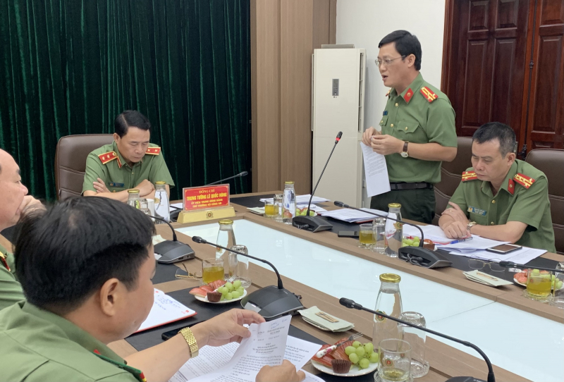 Thứ trưởng Lê Quốc Hùng đốc thúc tiến độ  xây dựng 3 Đề án liên quan công tác xây dựng phong trào toàn dân bảo vệ ANTQ -0