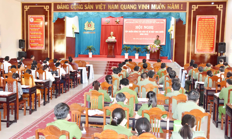 Tập huấn công tác bảo vệ bí mật nhà nước năm 2022 -0