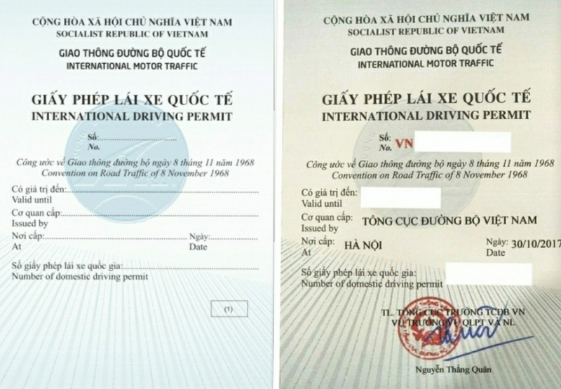 Giấy phép lái xe quốc tế IAA không được sử dụng hợp pháp tại Việt Nam -0