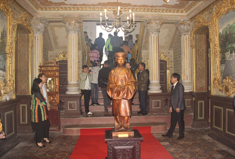 Chính phủ Pháp tài trợ dự án tu bổ mái Khải Tường Lâu - cung An Định -0