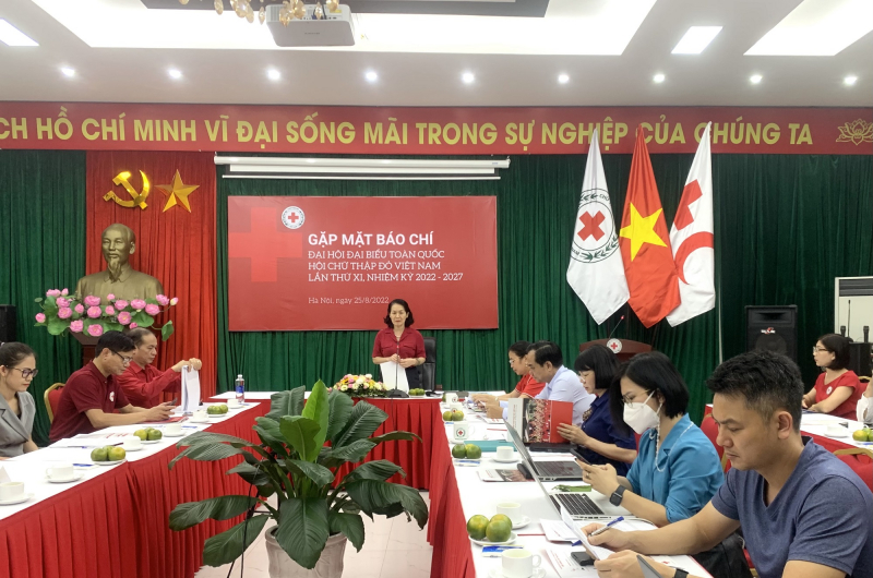 Gặp mặt báo chí thông tin chương trình Đại hội đại biểu Hội Chữ thập đỏ Việt Nam -0