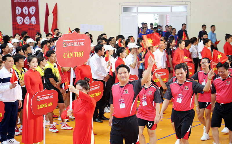 Khai mạc Hội thao Agribank lần thứ IX khu vực Đồng bằng sông Cửu Long năm 2022 -0