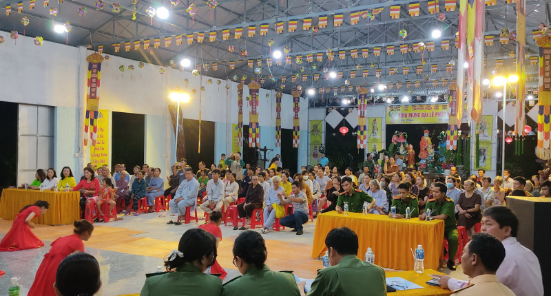 Ra mắt mô hình ANTT đầu tiên trong sinh hoạt Phật giáo ở Ninh Thuận -0