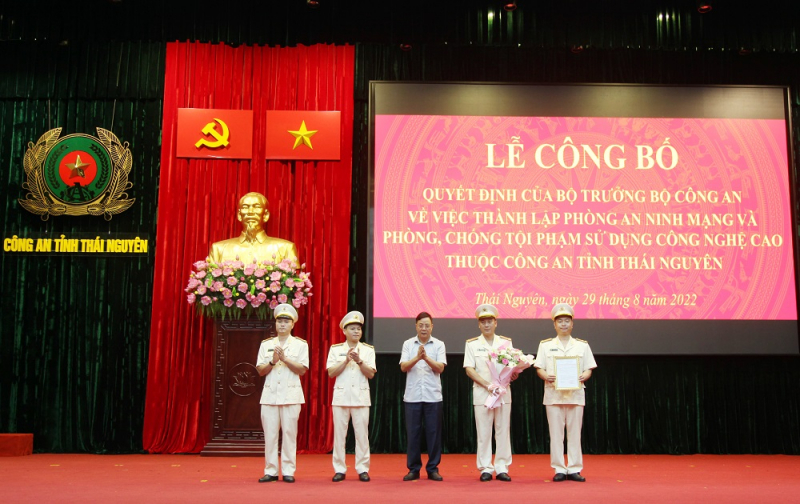 Thành lập Phòng An ninh mạng và phòng, chống tội phạm sử dụng công nghệ cao Công an tỉnh Thái Nguyên -0