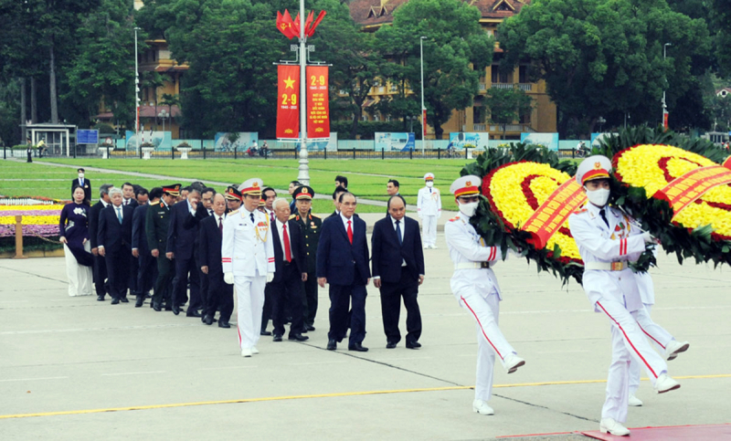 Lãnh đạo Đảng, Nhà nước vào Lăng viếng Chủ tịch Hồ Chí Minh -0