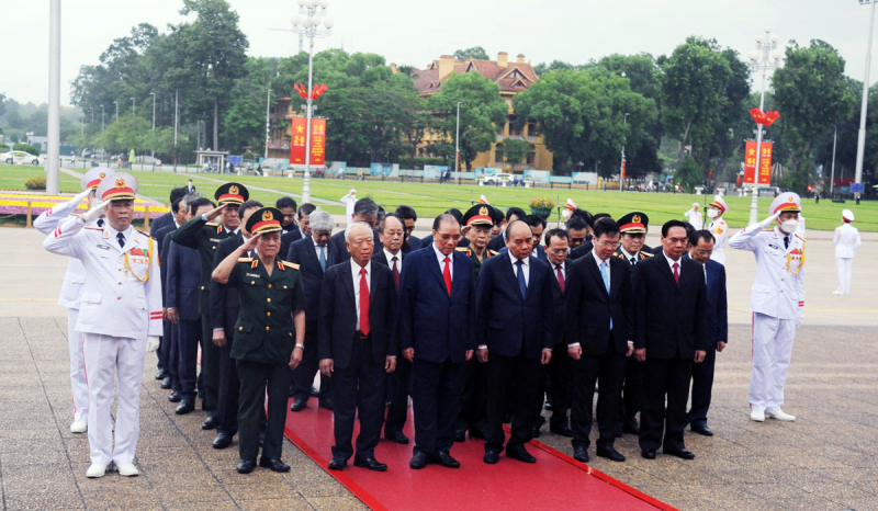 Lãnh đạo Đảng, Nhà nước vào Lăng viếng Chủ tịch Hồ Chí Minh -0