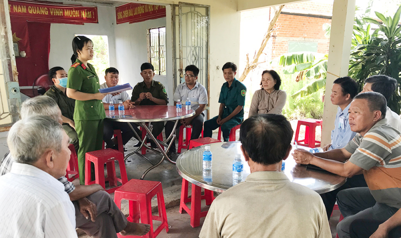 Phát huy hiệu quả chi bộ Công an cơ sở đảm bảo ATTT -0