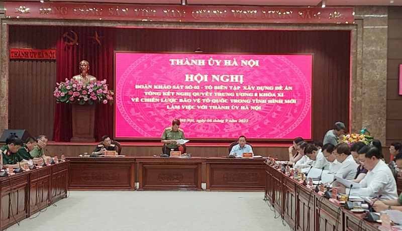 Chú trọng xây dựng Chiến lược bảo vệ Tổ quốc trong tình hình mới trên địa bàn Thủ đô -0