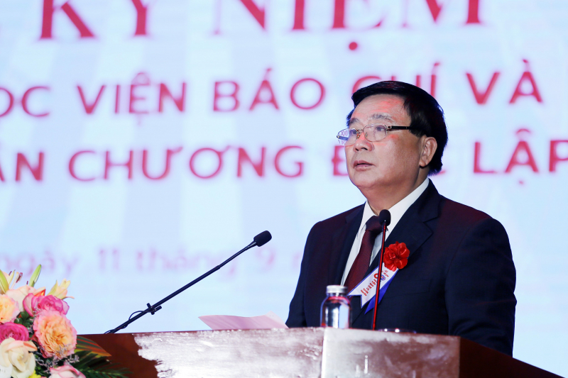 Học viện Báo chí và Tuyên truyền tổ chức lễ kỷ niệm 60 năm thành lập và đón nhận Huân chương Độc lập hạng Ba -0