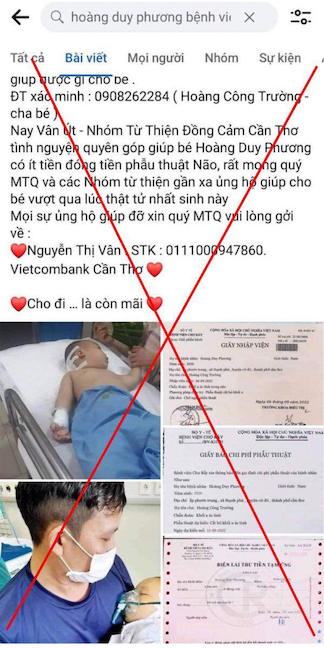 Cảnh báo tình trạng mượn danh bệnh viện Chợ Rẫy để lừa gạt qua mạng xã hội -0