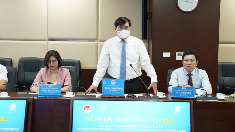 VNPT và Cục phát triển doanh nghiệp (Bộ Kế hoạch và Đầu tư) ký thoả thuận hợp tác -0