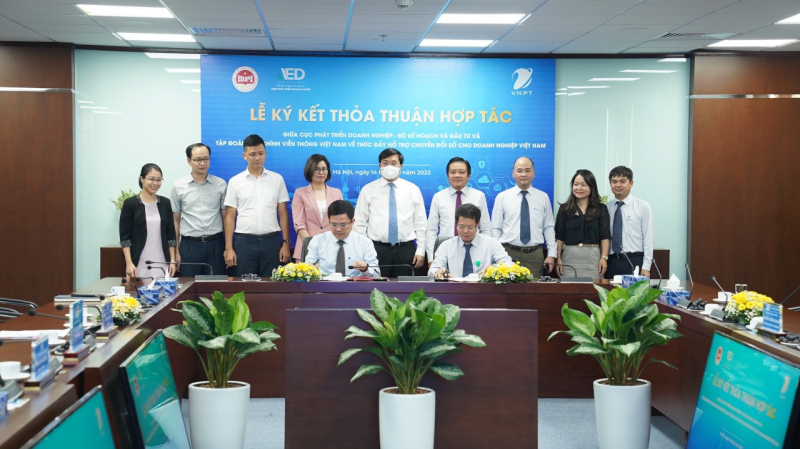 VNPT và Cục phát triển doanh nghiệp (Bộ Kế hoạch và Đầu tư) ký thoả thuận hợp tác -0