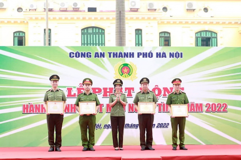 Công an TP Hà Nội phát động hành trình