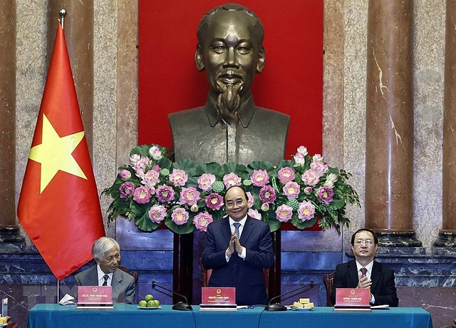 Chủ tịch nước tiếp các nhà khoa học quốc tế sang Việt Nam dự hội thảo -0