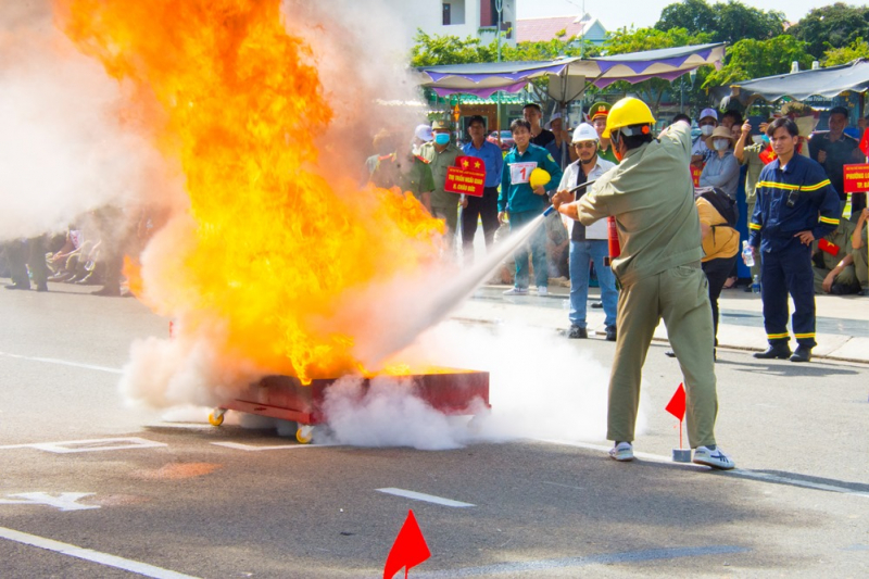 Sôi nổi hội thi nghiệp vụ PCCC và CNCH tỉnh Bà Rịa-Vũng Tàu năm 2022 -0