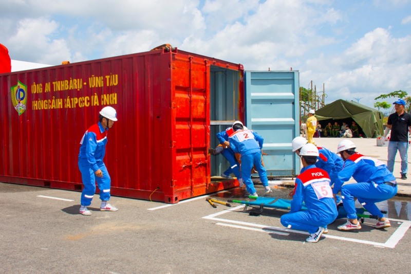 Sôi nổi hội thi nghiệp vụ PCCC và CNCH tỉnh Bà Rịa-Vũng Tàu năm 2022 -0