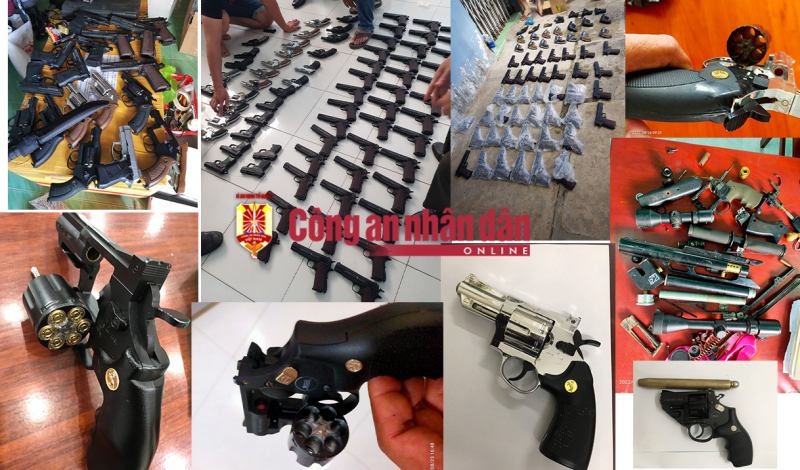 Công an tỉnh Kiên Giang triệt phá đường dây chế tạo, tàng trữ, mua bán súng quân dụng 