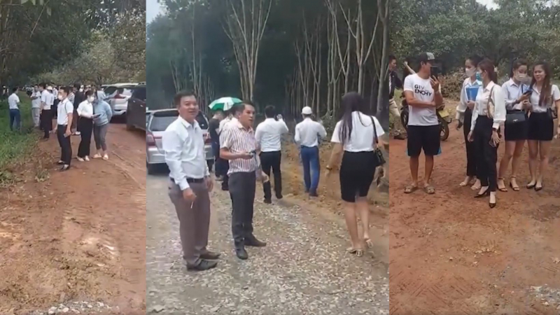 Lại xuất hiện clip chốt bán đất nhanh như chớp xôn xao mạng -0