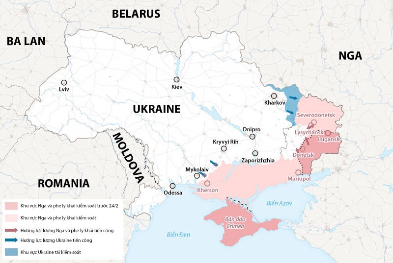 Bao nhiêu dân 4 tỉnh Ukraine đã bỏ phiếu về việc sáp nhập với Nga? -0