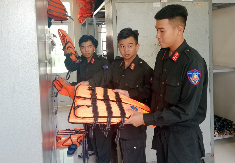  Công an các tỉnh Nam Trung bộ tất bật triển khai phương án ứng phó cơn bão Noru -0