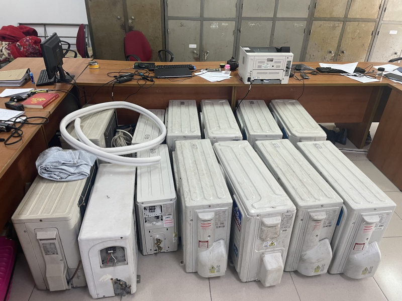 Thợ điều hoà trộm cắp cục nóng của cơ quan, doanh nghiệp -0