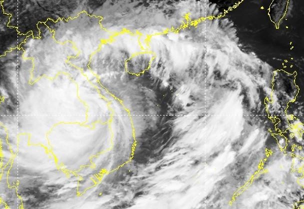 Bão suy yếu thành áp thấp nhiệt đới, vùng mưa mở rộng tới miền Bắc -0