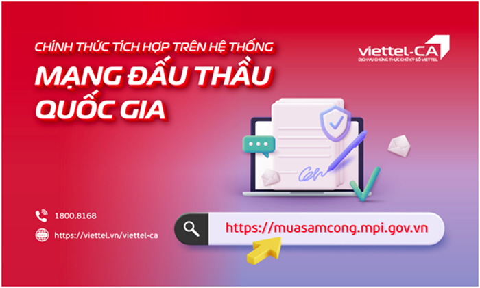 Chữ ký số Viettel-CA chính thức tích hợp trên hệ thống mạng đấu thầu quốc gia (e-GP) -0
