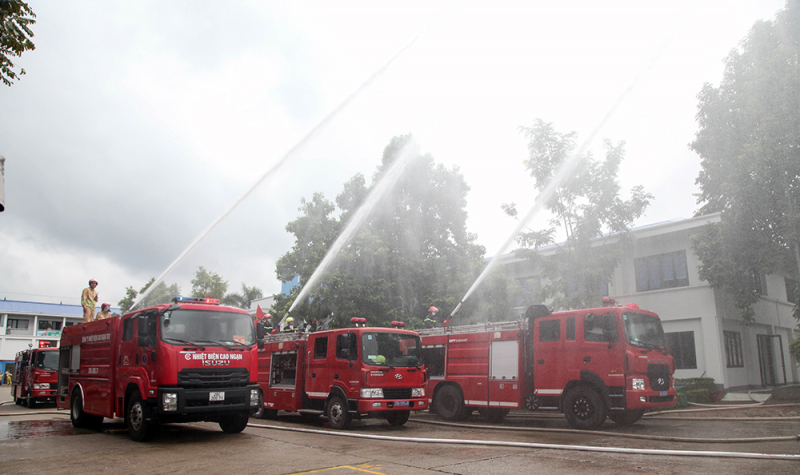 Diễn tập phương án chữa cháy và cứu nạn, cứu hộ quy mô lớn -1