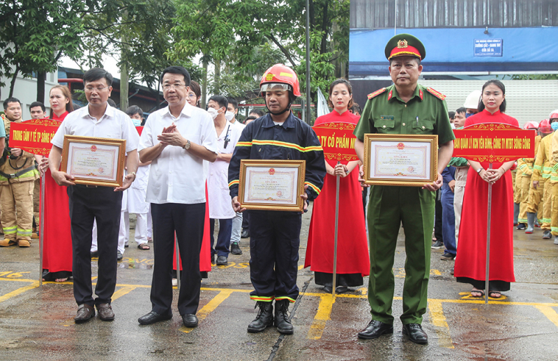 Diễn tập phương án chữa cháy và cứu nạn, cứu hộ quy mô lớn -0