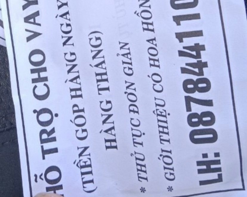 Phát hiện, xử lý 2 đối tượng tổ chức cho vay nặng lãi -0